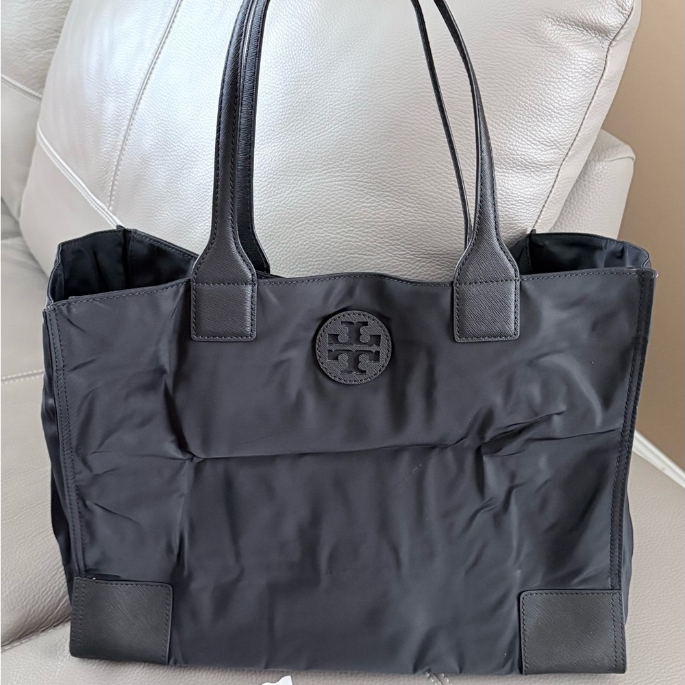 Tory Burch Ella Nylon Tote Black!